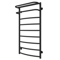 Рушникосушарка водяна Optima (1000*500,9,Чорна,Ліве підключення)