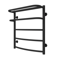 Рушникосушарка водяна Optima (600*500,5,Чорна,Нижнє підключення)