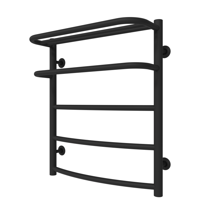 Рушникосушарка водяна Optima (600*500,5,Чорна,Нижнє підключення)