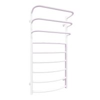 Рушникосушарка водяна Prima (1 000*500,9,Біла,Нижнє підключення)