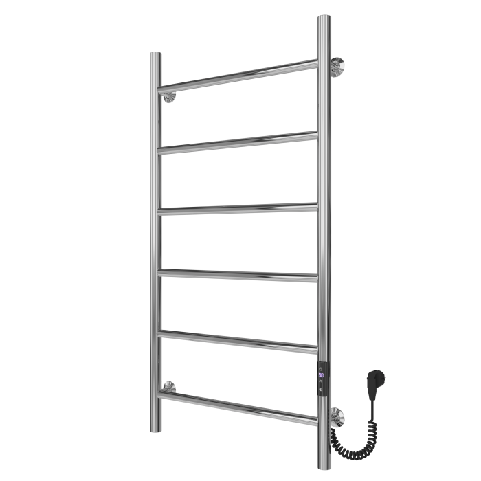 Рушникосушарка електрична Round (1000*500,6,Полірована,Праве підключення,JD03)