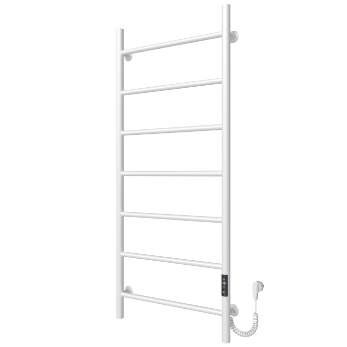 Рушникосушарка електрична Round (1200*500,7,Біла,Праве підключення,JD03)