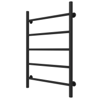 Рушникосушарка водяна Round (800*500,5,Чорна,Нижнє підключення)