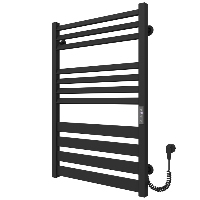 Рушникосушарка електрична Silvia (800*500,11,Чорна,Праве підключення,JD04)