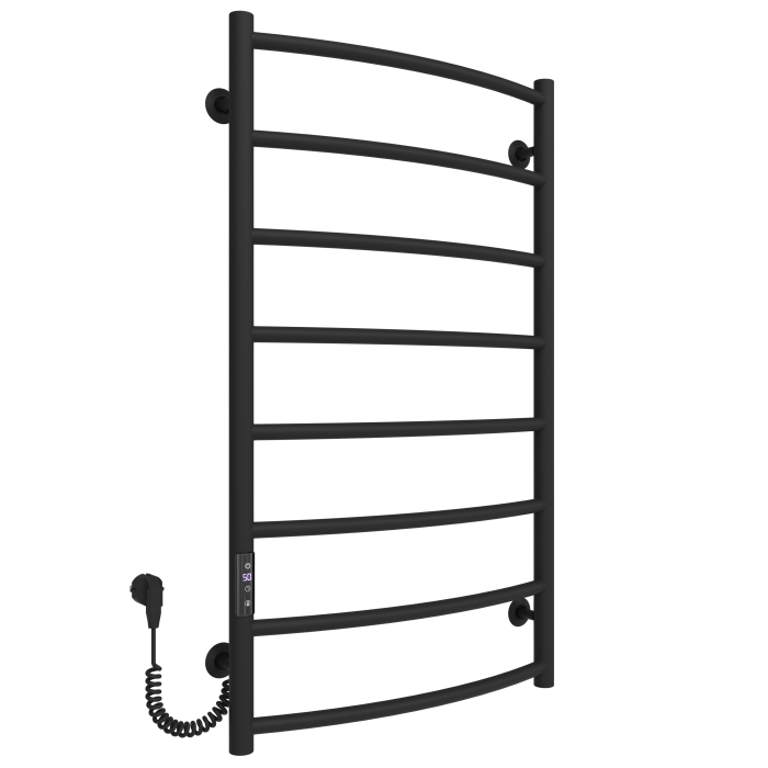 Рушникосушарка електрична Sora (900*500,8,Чорна,Ліве підключення,JD03)