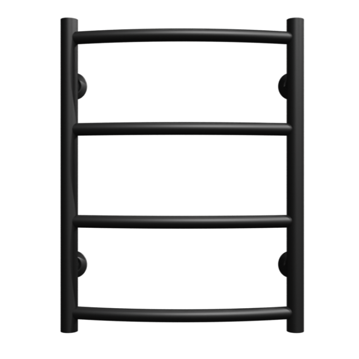 Рушникосушарка водяна Sora (500*400,4,Чорна,Нижнє підключення)