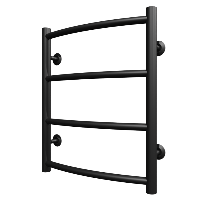 Рушникосушарка водяна Sora (500*400,4,Чорна,Нижнє підключення)