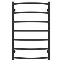 Рушникосушарка водяна Sora (800*500,7,Чорна,Нижнє підключення)