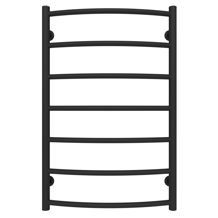 Рушникосушарка водяна Sora (800*500,7,Чорна,Нижнє підключення)