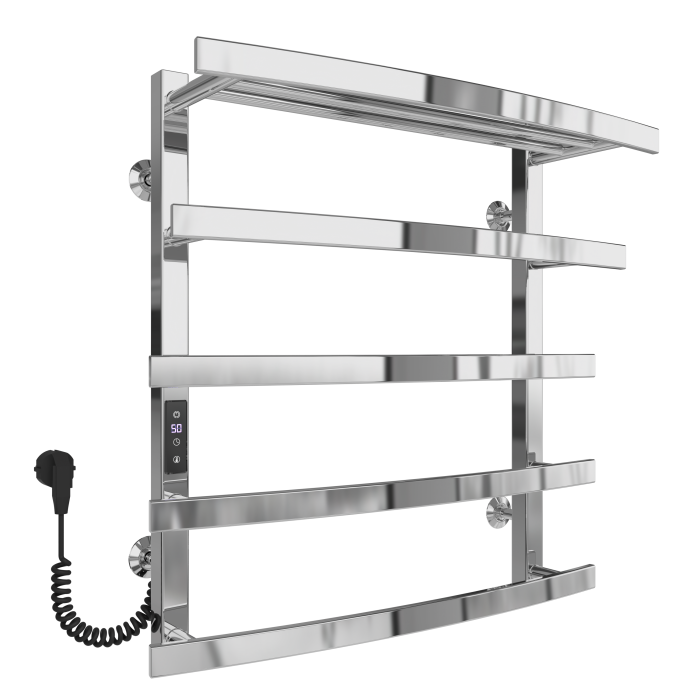 Рушникосушарка електрична Terra (600*500,5,Полірована,Ліве підключення,JD04)