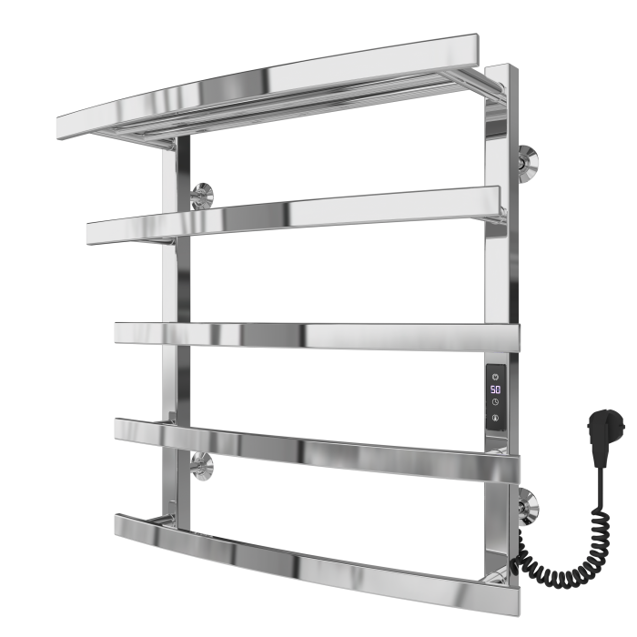 Рушникосушарка електрична Terra (600*500,5,Полірована,Праве підключення,JD04)