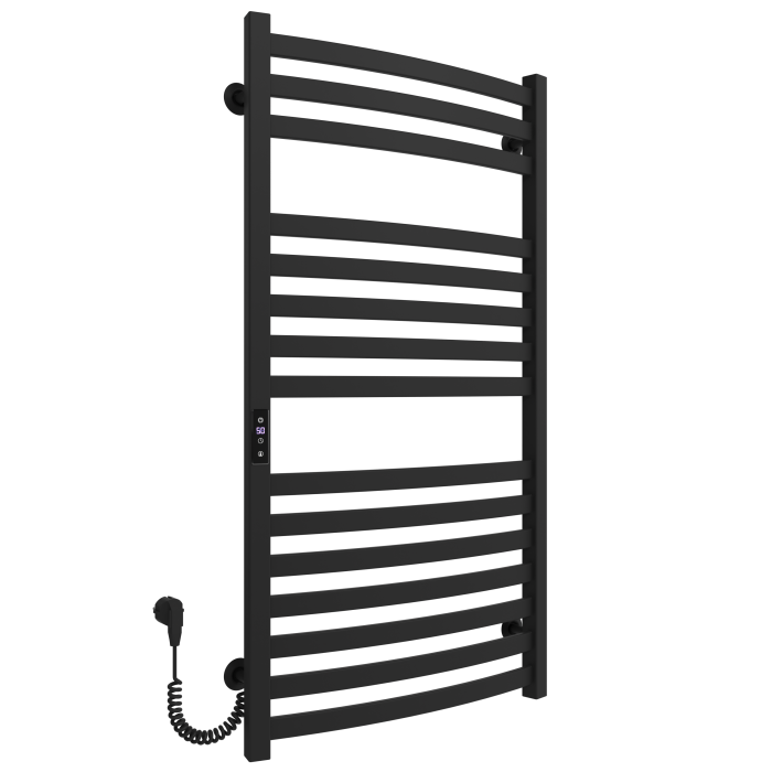 Рушникосушарка електрична Vega (1000*500,15,Чорна,Ліве підключення,JD04)