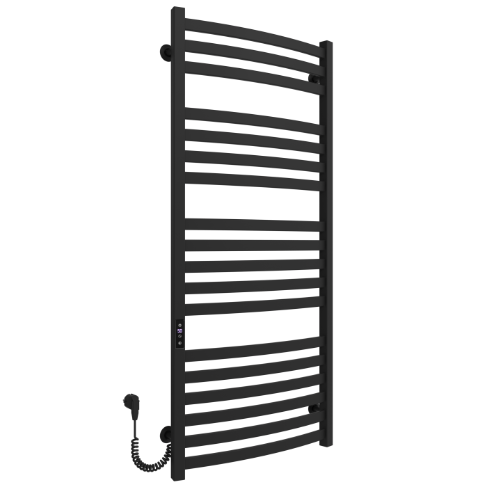 Рушникосушарка електрична Vega (1200*500,18,Чорна,Ліве підключення,JD04)